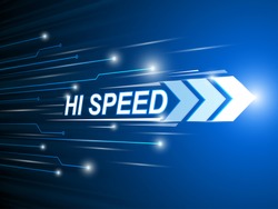 hi-speed network digital.technology abstract background vector 