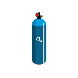 Oxygen cylinder tank realistic vector artwork. Realistic vector art of Oxygen cylinder. Medical Oxygen. Corona patients need oxygen.