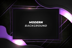 Modern luxury background black and purple with element