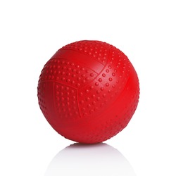 red rubber pimple ball