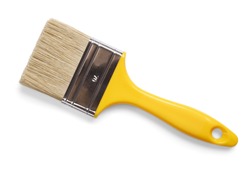 Paint brush isolated with clipping path