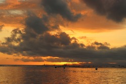Beautiful Sunset of Negros Oriental Philippines