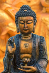 Buddha statue used as amulets of Buddhism religion
