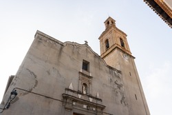 Church of Benicolet, (Valencia), on a sunny morning. 