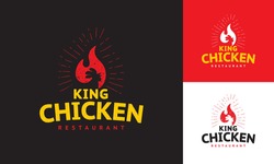 logo concept for roast chicken restaurant
