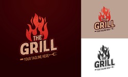 logo template for barbecue restaurant