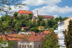 Špilberk  Castle, monument of the city of Brno, Moravia, Czech Republic