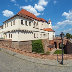 Špilberk  Castle, monument of the city of Brno, Moravia, Czech Republic