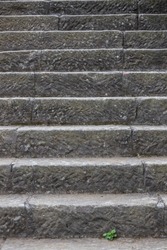 Photo of a historic old stone staircase