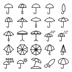 
Illustration Vector Graphic of Umbrella icon 