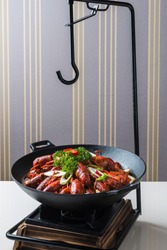Spicy crayfish hanging pot