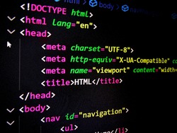 html, html5, source code, code, code html, title, programming language, markup language, html code on computer screen