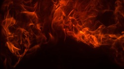 Fire flame background texture. Blaze flames for banner. Burning concept