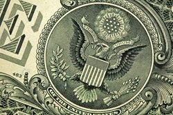 Back of one dollar bill