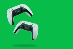 Next Generation Controllers falling on green background.