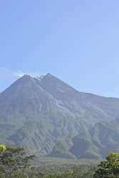 Mount Merapi is a volcano in the central part of Java Island and is one of the most active volcanoes in Indonesia with an eruption period of 4 years. This mountain has a peak height of 2,930 masl. 