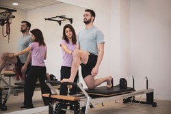 An athlete undergoes Individualized Therapeutic Pilates to learn to move correctly so that compensation does not appear.