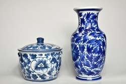 chinese antique vase on the white background