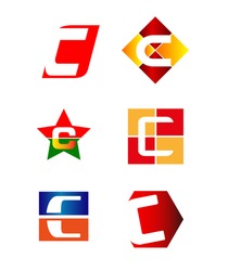 Letter C logo design sample 
