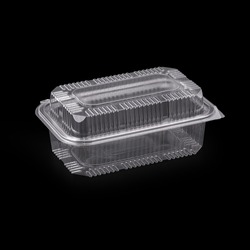 Plastic transparent with lid case Food sweet container dessert pvc case cheese case
