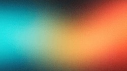 Grainy color gradient wave background, purple red yellow blue green colors banner poster cover abstract design, black copy space
