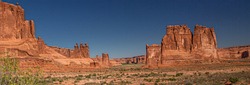 The Organ and the Three Gossips in Arches National Park, Moab, Utah