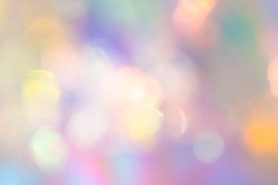 Rainbow-colored light as a background material