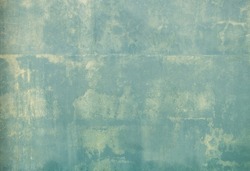 Green vintage wall backdrop texture background, Grunge green background peeling distressed paint