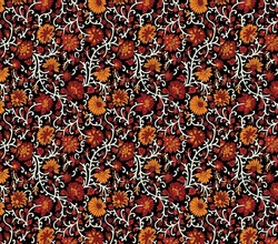 Fall, Autumn, or Thanksgiving  Flower Pattern - Seamless and Tileable.
