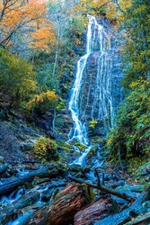 Mingo Falls Near Cherokee North Carolina