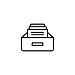 Archive folders icon. Document vector icon. Archive storage icon.