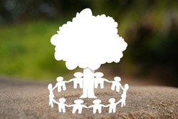 Svae tree save nature earth day concept background stockimage 