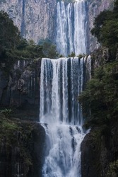 Waterfalls in the hilly area of Wenzhou City, China