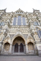 Salisbury cathedral, Entrance to the Cathedral