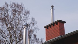 Residential Building Shiny Metal Chimney Spinner Rotary Turbine Ventilator