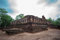 Kamphaeng Phet Historical Park in Northern Thailand a part of the UNESCO World Heritage Site Historic Town of Sukhothai and Associated Historic Towns
