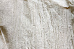 white fabric texture background .