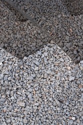 Background with gray stones in the form of zigzag