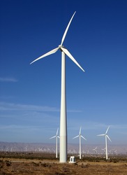 Wind farm near Palm Springs, California