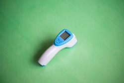 Forehead thermometer, Handheld thermometer, infrared thermometer isolated on the background. 