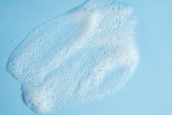 Background soap suds or foam and bubbles from detergent. House cleaning concept.