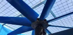 Fan Blade at Cooling Tower