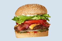 Simple hamburger patty recipe background picture