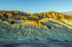 Desert landscape of Death Valley in southern california