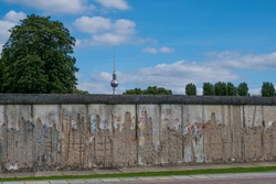 Berlin Wall and Tv Tower
