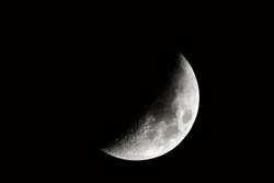 Half Moon Background The Moon is an astronomical body that orbits planet Earth