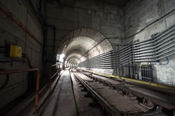 Metro tunnel in Vienne, Austria