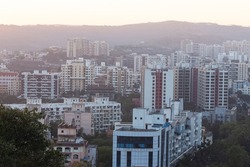 The Beautiful Cityscape View of Pune City.