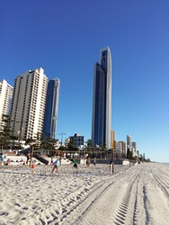 Goldcoast beach skyscraper in Austraila