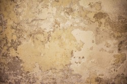 Eroded house wall due to humidity